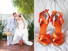Bold & Bright Colored Wedding Shoes