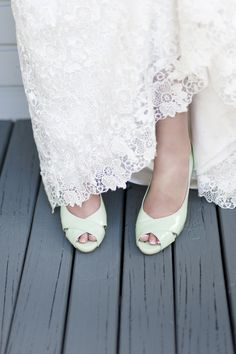 Pastel-Colored Wedding Shoes