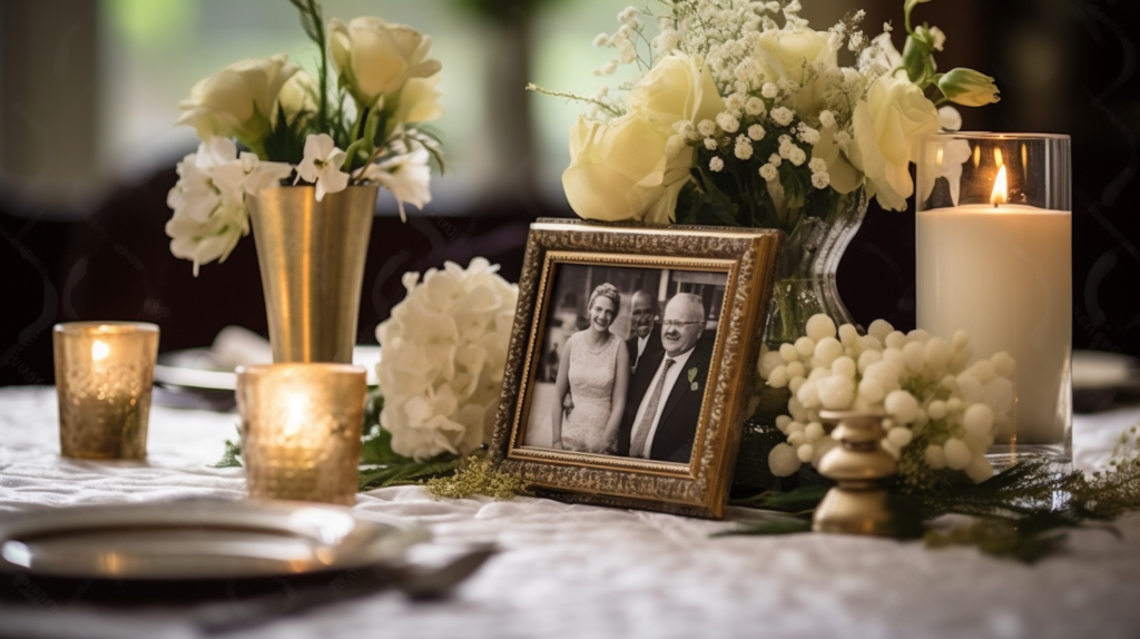 Wedding Memorial Table Decoration Ideas: