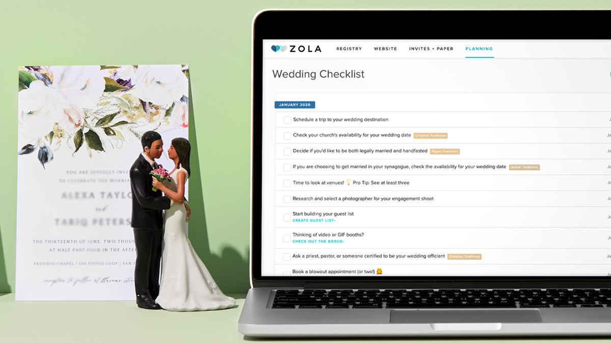 Our Review Of Zola’s Wedding Website Builder