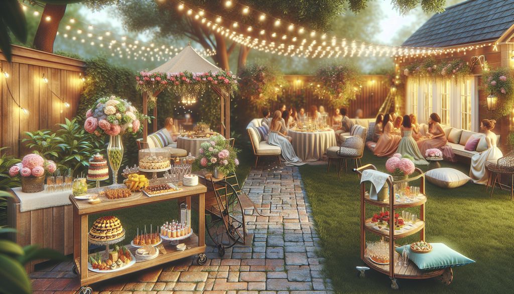 Charmingly Intimate Backyard Wedding Shower Inspirations
